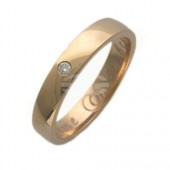 Обручальное кольцо из золота 585 пробы